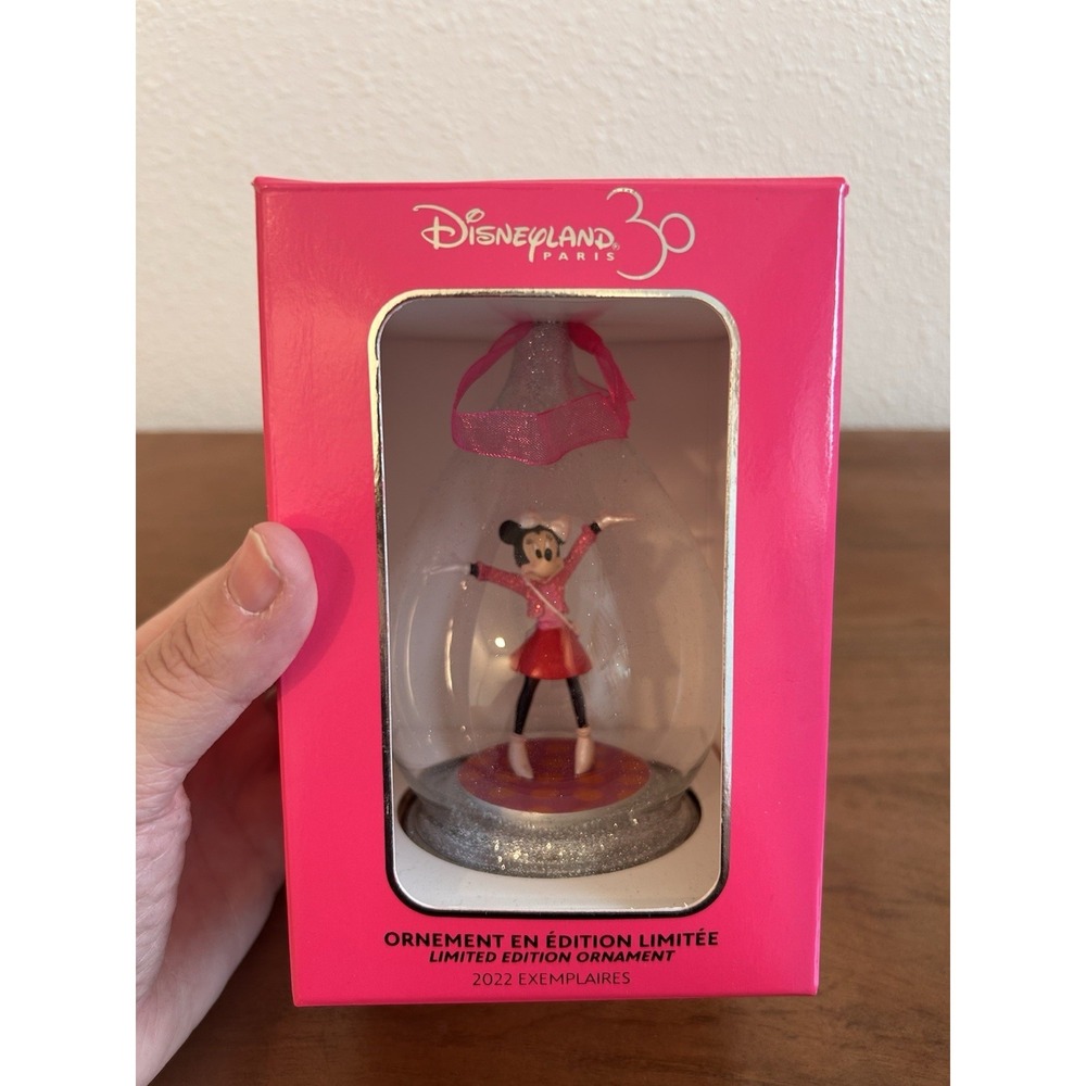 Limited Edition 2022 Minnie Mouse Ornament For the‎ Disneyland Paris 30th